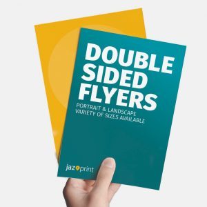 printing of double sided flyers