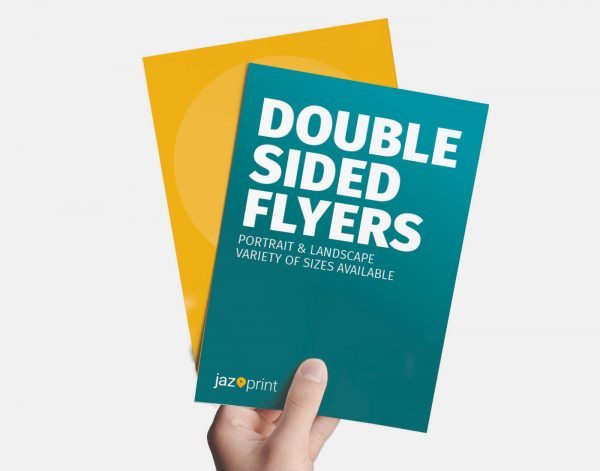 printing of double sided flyers