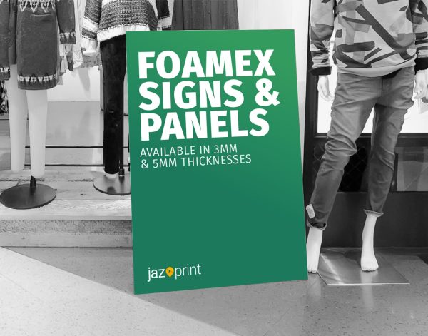 foamex sign printing