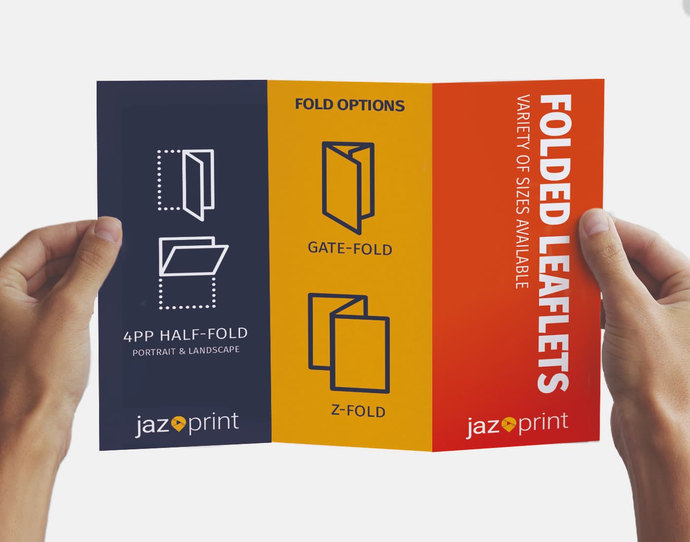 folded leaflet printing