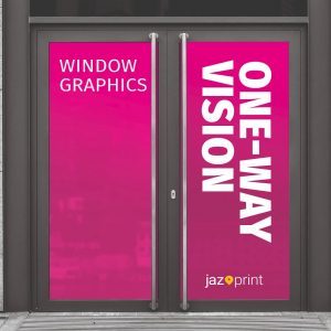 one way vision window printing