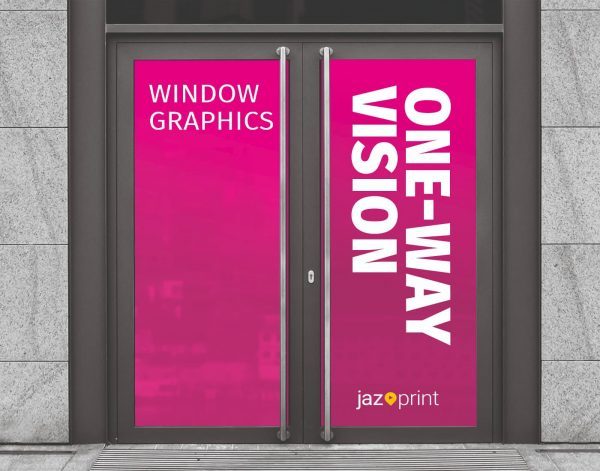 one way vision window printing