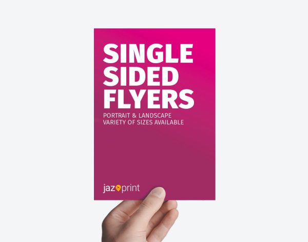 single sided leaflet and flying printing