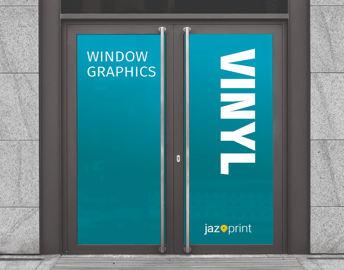 vinyl window graphic printing