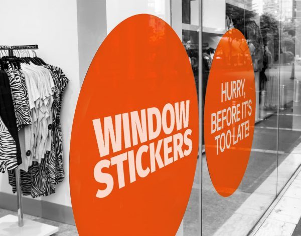 window sticker printing