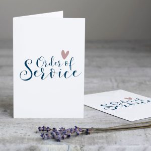 order of service printing